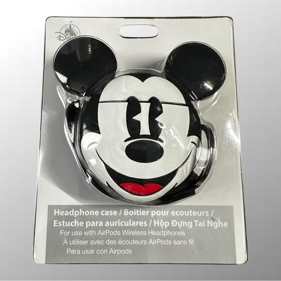 NWT, Disney Parks (D-Tech) Authentic Classic Mickey Mouse Case for Apple AirPods - Picture 1 of 5